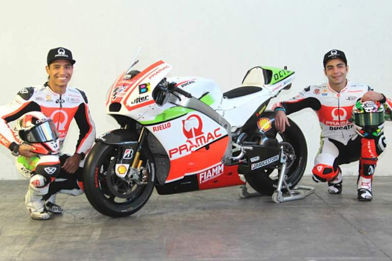 Das Pramac-Team: Yonny Hernandez und Danilo Petrucci