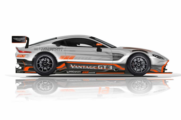 So soll der Aston Martin Vantage GT3 von PROsport Performance im ADAC GT Masters 2019 aussehen