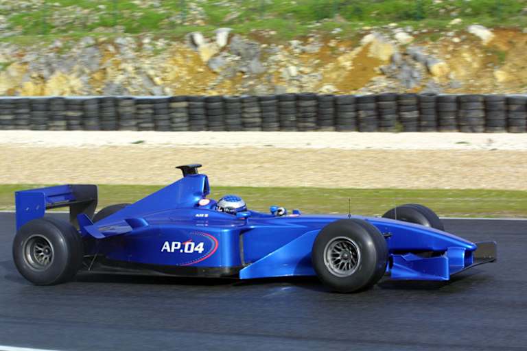 Jean Alesi im Prost-Ferrari in Estoril 2001