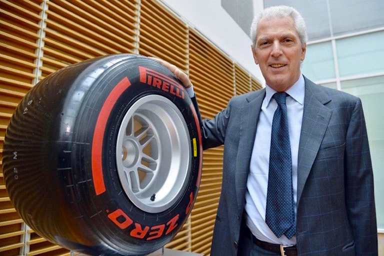 Pirelli-Chef Marco Tronchetti Provera und Rennchef Mario Isola