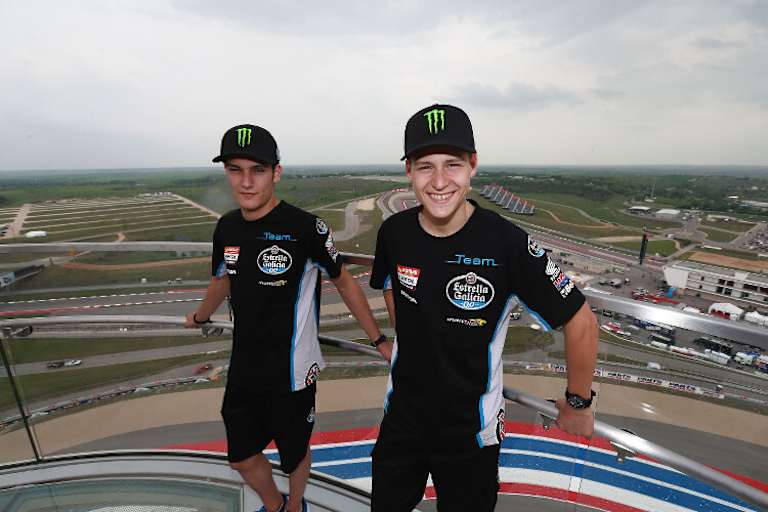 Der 15-jährige Fabio Quartararo stand zum ersten Mal auf dem Podest der Moto3-WM