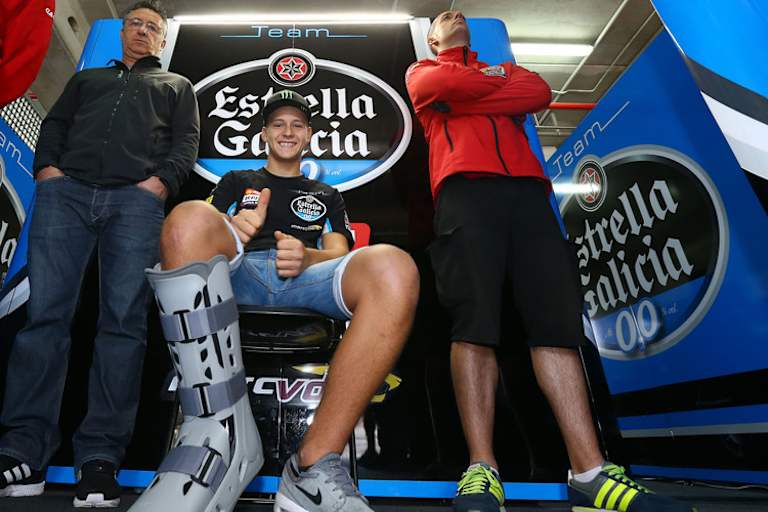 Fabio Quartararo als Zuschauer in Aragón