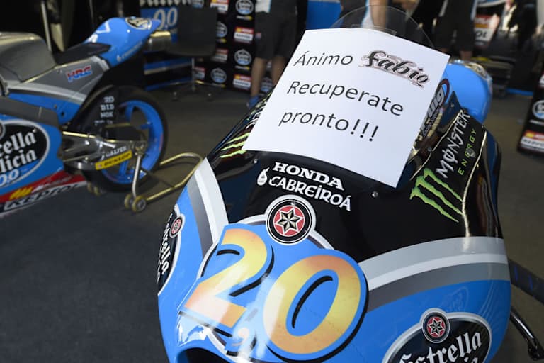 Misano: Beste Genesungswünsche des Teams für Fabio Quartararo 