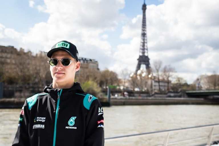 Fabio Quartararo in Paris