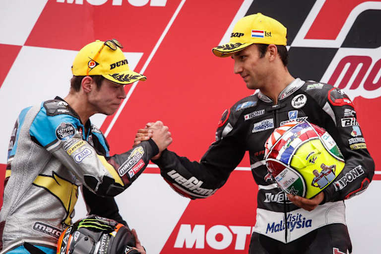 Weltmeister gegen WM-Leader: Tito Rabat und Johann Zarco