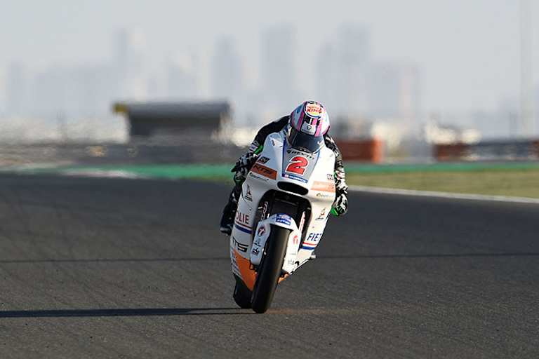 Jesko Raffin (Nr. 2) in Doha auf der NTS