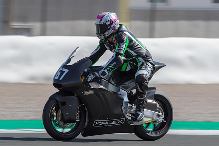 Jesko Raffin: Erster Test mirt der Kalex-Triumph