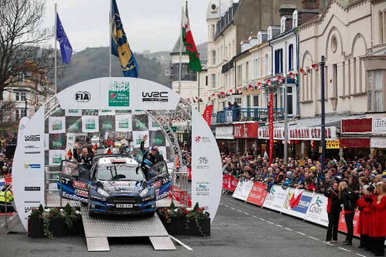 In Llandudno endet diesmal die Rally Wales /GB