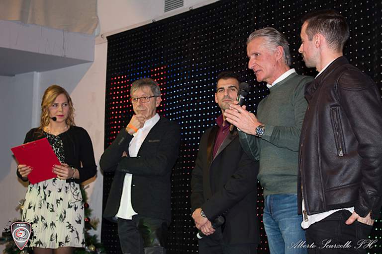 Gianni Ramello, Denis Sacchetti, Paolo Ciabatti und Eugene Laverty (v.l.)