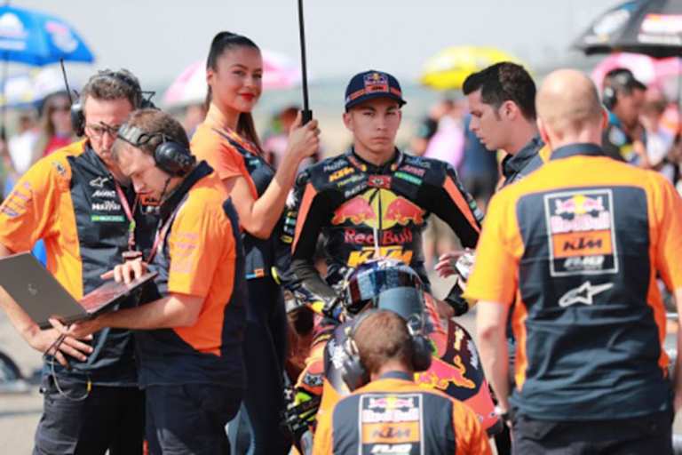 Raúl Fernández auf dem Sachsenring 2018