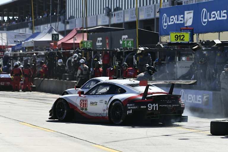 Gewann die GTLM-Klasse: Der Porsche 911 RSR