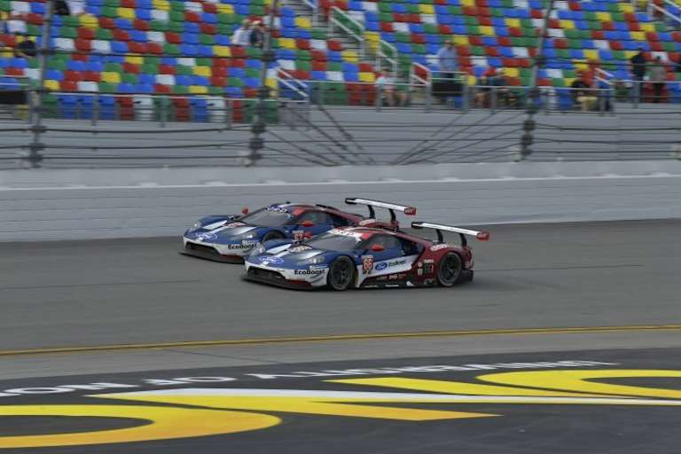 Die Ford GT liegen in der GTLM-Klasse vorne