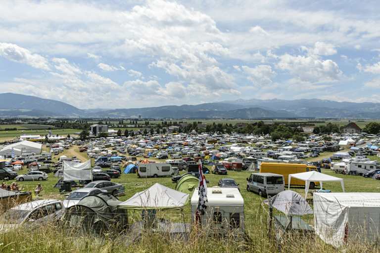 Prächtige Kulisse beim Formel-1-GP von Österreich 2014