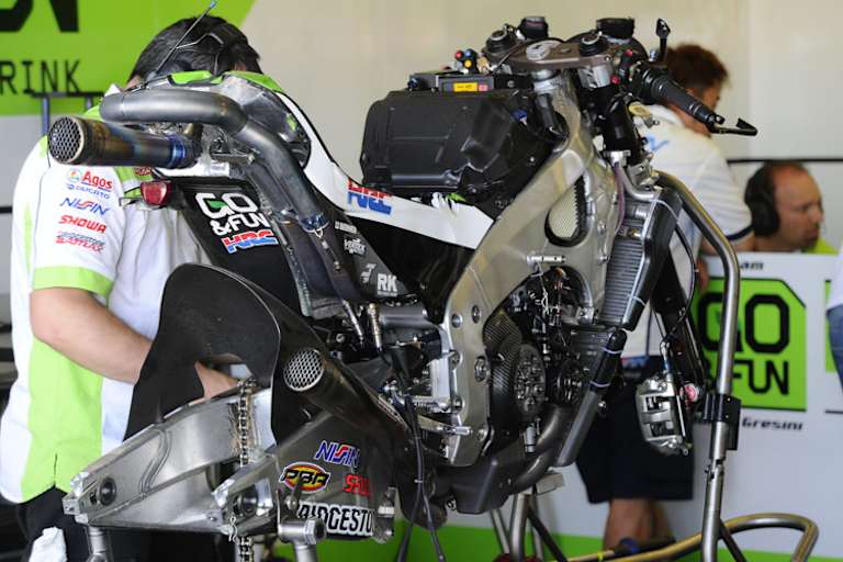 Die Honda RCV1000R des Go&Fun-Teams für Scott Redding