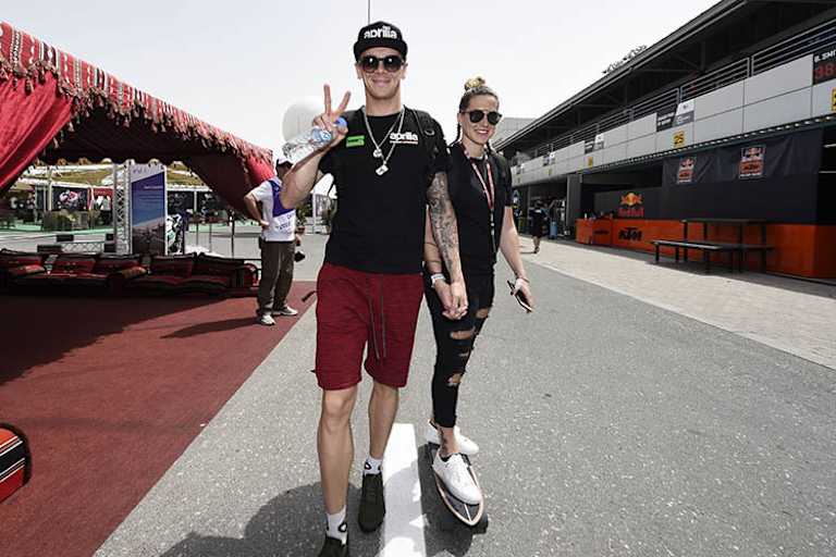 Redding mit seiner Freundin Kiara Fontanesi