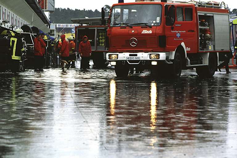 Im Jahre 2000 musste die Feuerwehr ausrücken