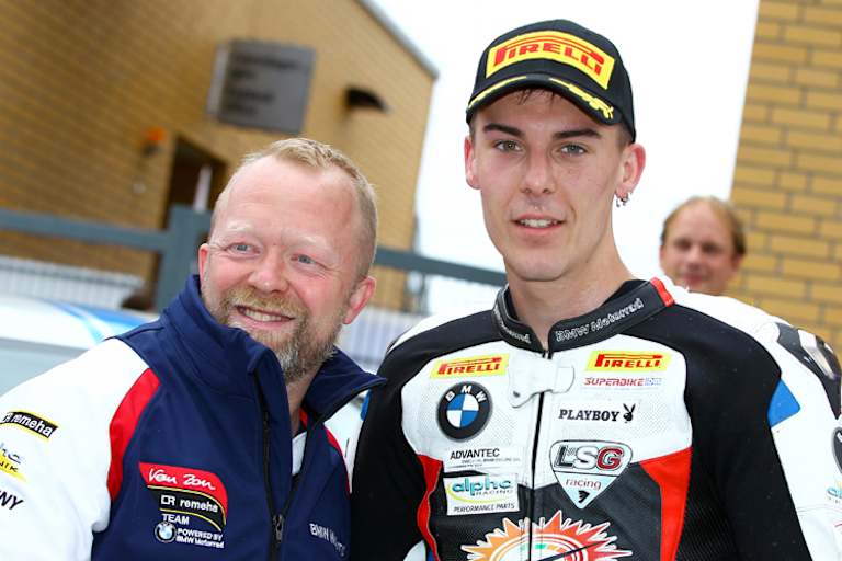 Mit Werner Daemen (li.) plant Reiterberger den Aufstieg in die WM