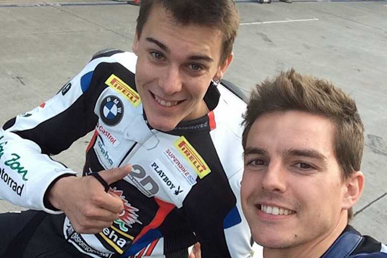 Reiterberger (li.) mit altem und neuem Kollegen Bastien Mackels