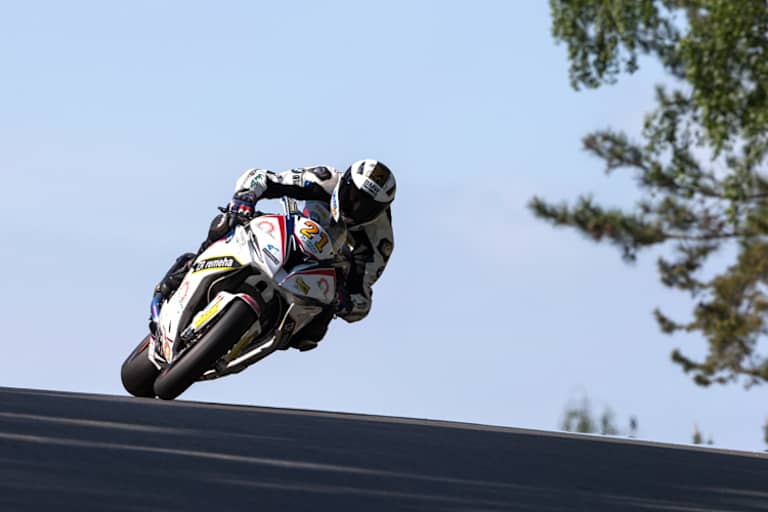 Markus Reiterberger war in Zolder öfters mal alleine unterwegs