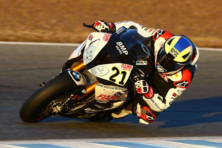 Markus Reiterberger auf der Althea-BMW