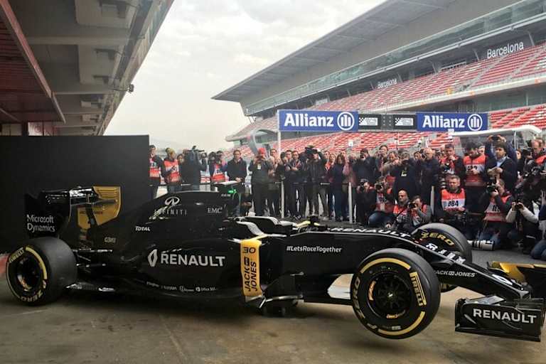 Das übliche Gedränge bei der Präsentation