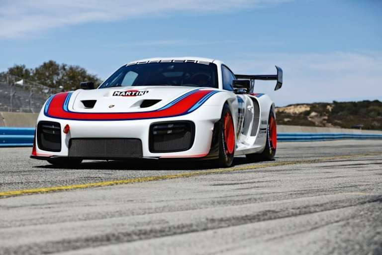 Die Front des neuen Porsche 935