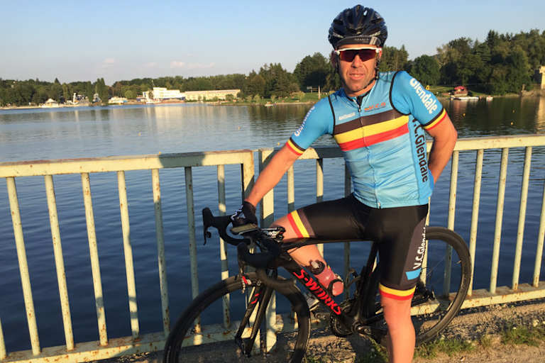 Begeisterter Rennradfahrer: Chris Richardson