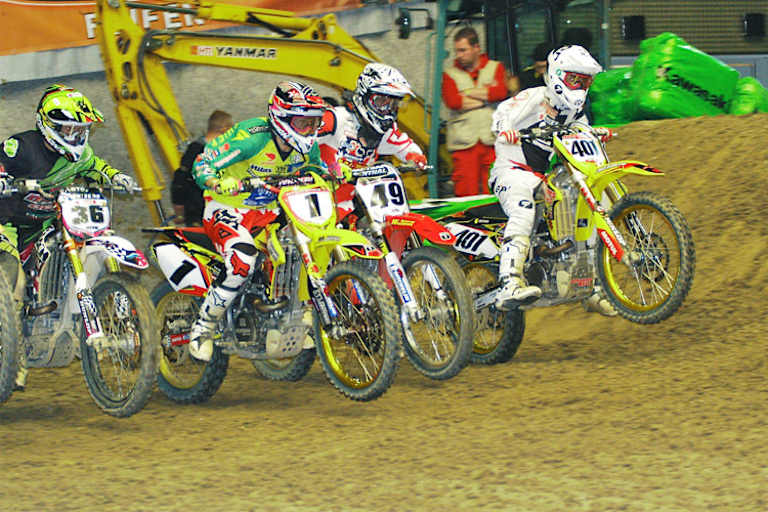 USA gegen Frankreich: Gavin Faith (49) und Florent Richier (1) beim SX1-Start