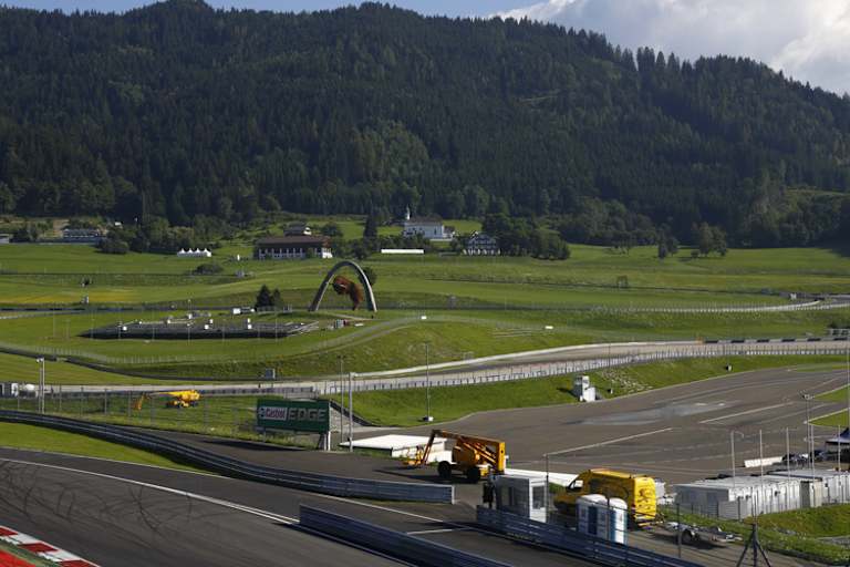 Prächtige Umgebung: der Red Bull Ring