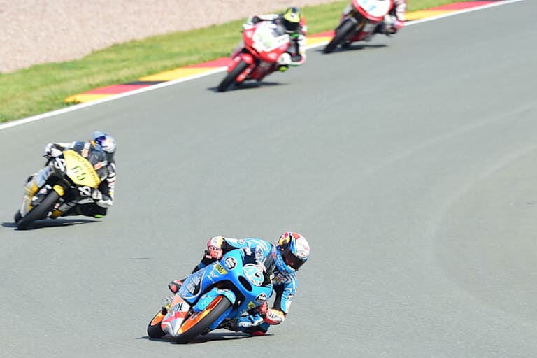 Rins auf der Werks-Honda