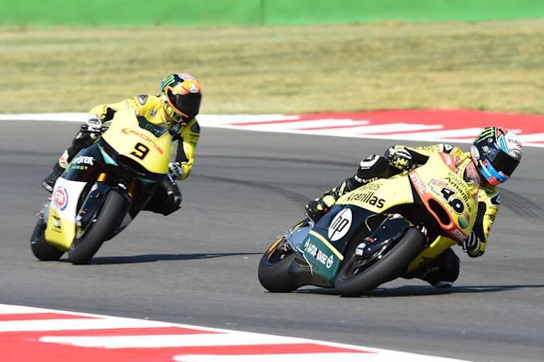 Beim Misano-GP griff Alex Rins seinem Teamgefährten unter die Arme