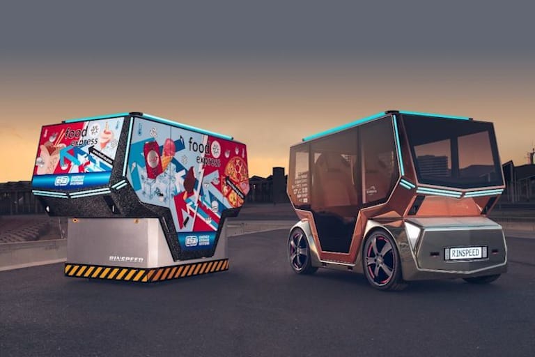 Der Schweizer Visionär Frank M. Rinderknecht glaubt an kleine autonome Fahrzeuge, die ausschwärmen und ihre Ladung ohne Umwege pünktlich zum Kunden bringen. 