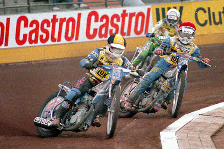 Weltfinale 1989 in München: Gerd Riss vor Karl Maier