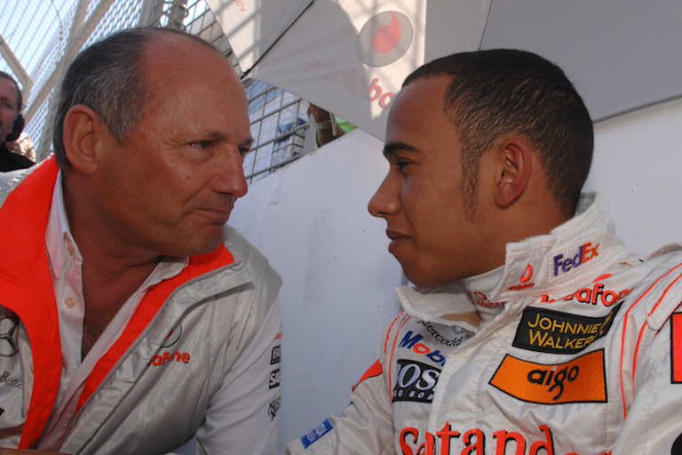 Ron Dennis unterstützte Hamilton schon früh in seiner Karriere