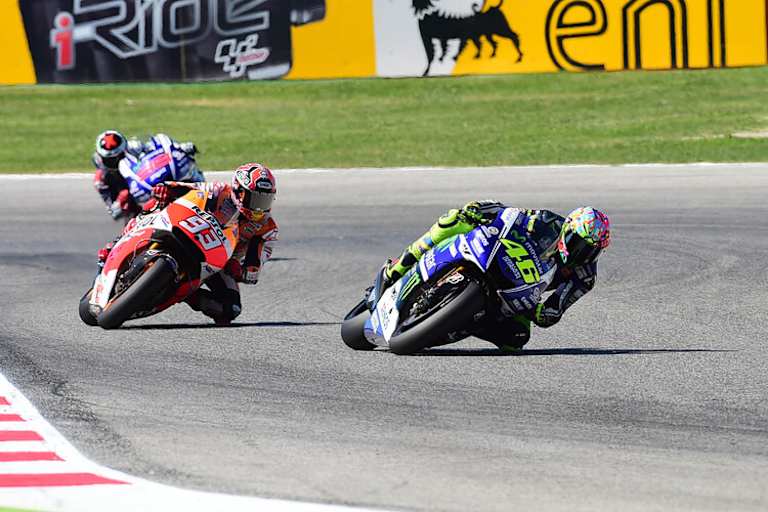 2015 will sich Rossi öfter vor Márquez platzieren