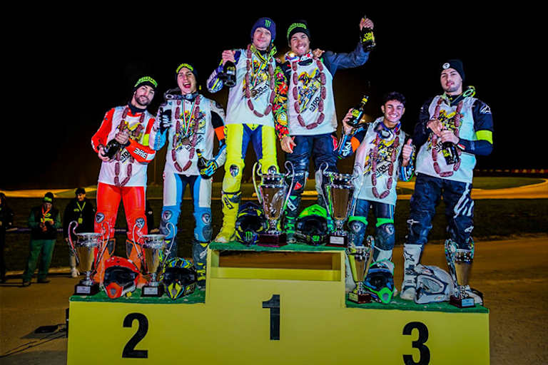 Das Podest: Rossi und Morbidelli ganz oben