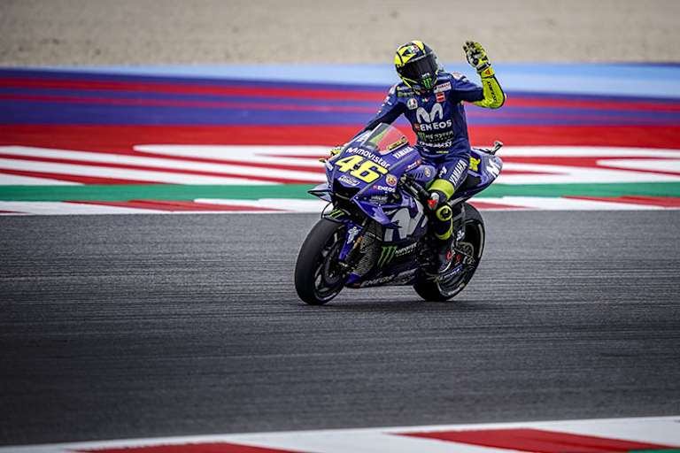Valentino Rossi in Misano