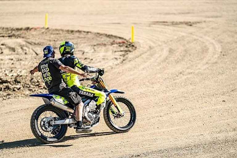 Rossi mit Technik-Trainer «Albi» Tebaldi