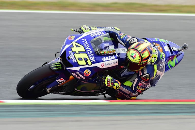WM-Leader Valentino Rossi erreichte nur Platz 11
