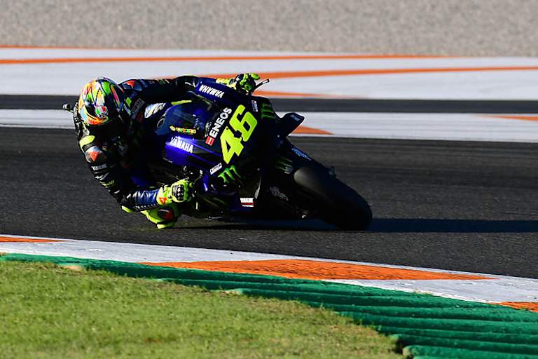 Valentino Rossi in Aktion