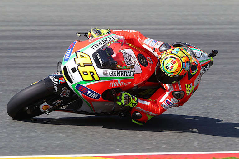 Valentino Rossi beim deutschen WM-Lauf 2012