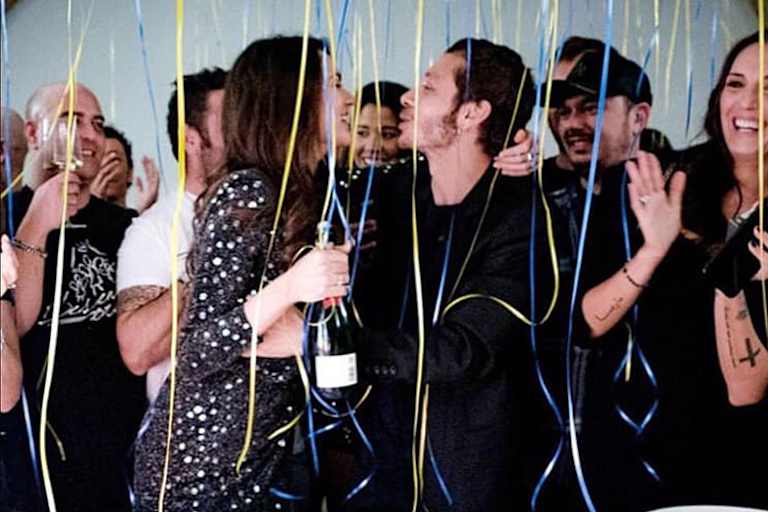 Valentino mit Freundin Francesca