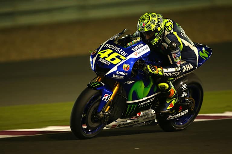 Valentino Rossi beim Katar-Test