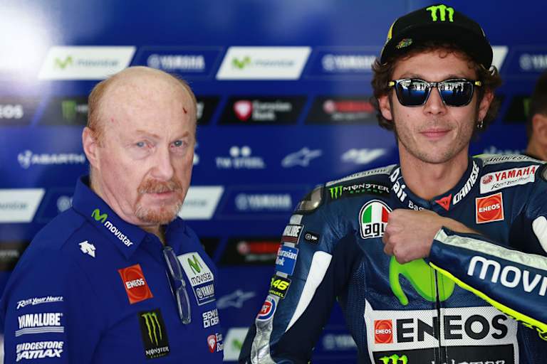 Silvano Galbusera mit WM-Leader Rossi