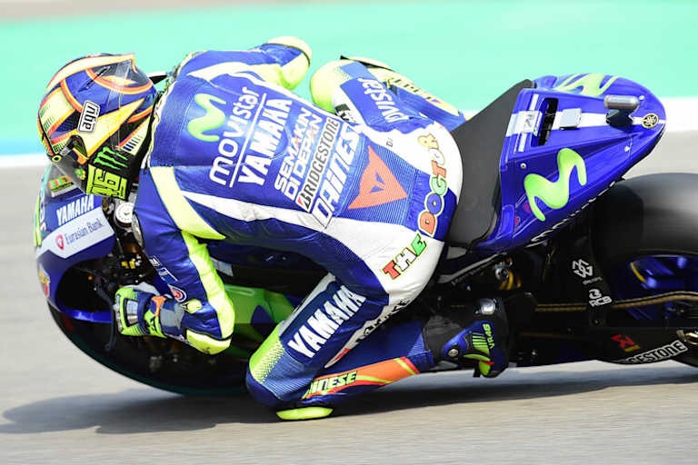 Valentino Rossi: Nach dem FP3 an erster Stelle