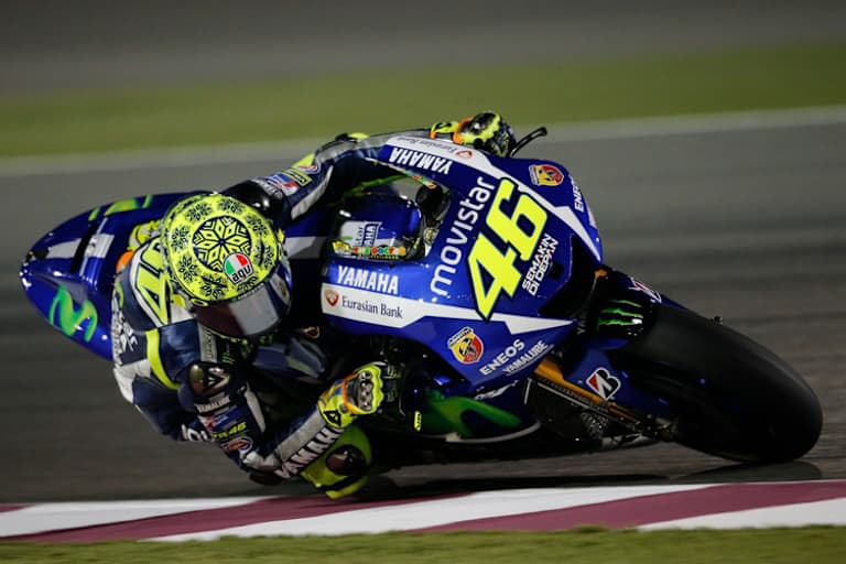 Valentino Rossi ist nach dem Sturz wieder unterwegs