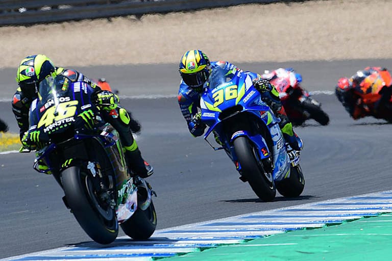 Jerez-GP am Sonntag: Joan Mir (36) verfolgt Rossi