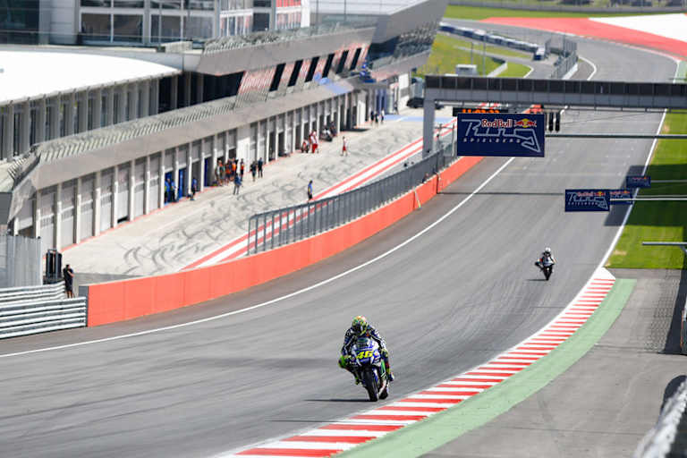 Erstmals mit der MotoGP-Yamaha in Spielberg: Valentino Rossi