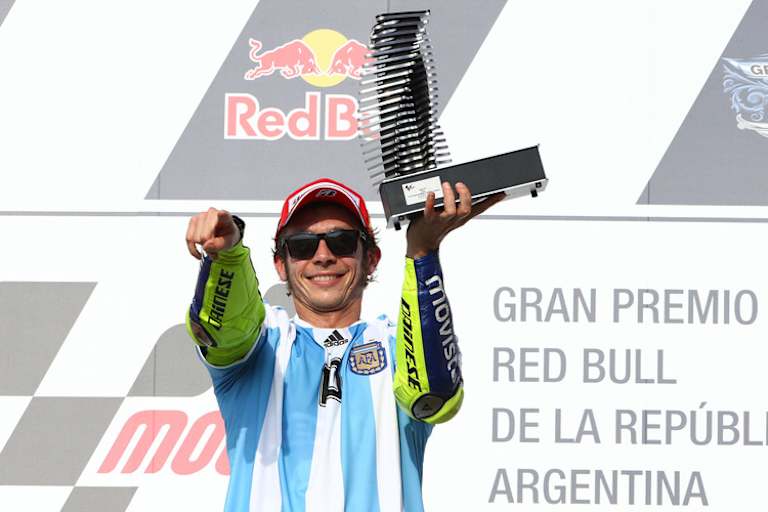 Valentino Rossi: 110 GP-Triumph, der 51. für Yamaha, jetzt 199 GP-Podestplätze