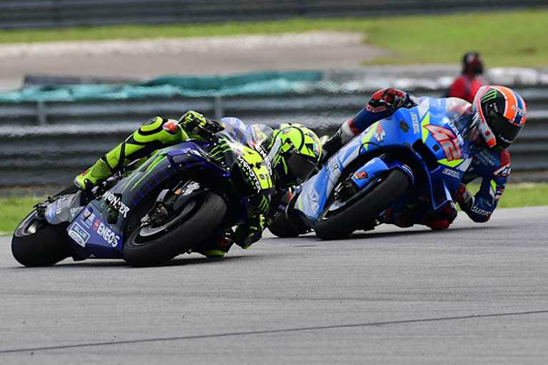 Malaysia-GP 2019: Rossi wehrte sich auch gegen Alex Rins
